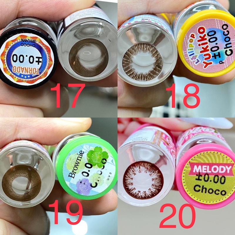 Các mẫu lens chocolate HOT size to_không độ (FREE SHIP)