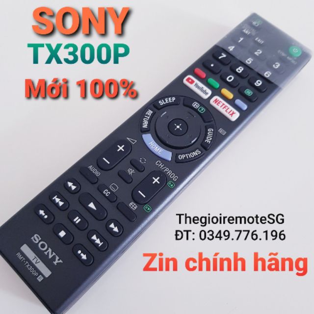 REMOTE ĐIỀU KHIỂN TIVI SONY KHÔNG GIỌNG NÓI TX300P HÀNG CHÍNH HÃNG CÓ BẢO HÀNH