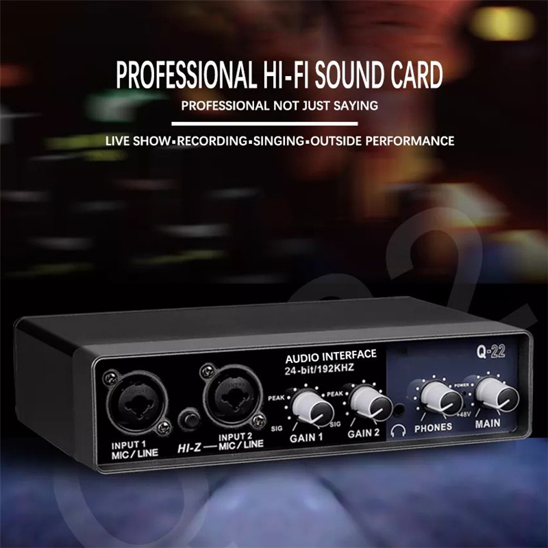 Thẻ Âm Thanh Ghi Âm Chuyên Nghiệp Cho Studio