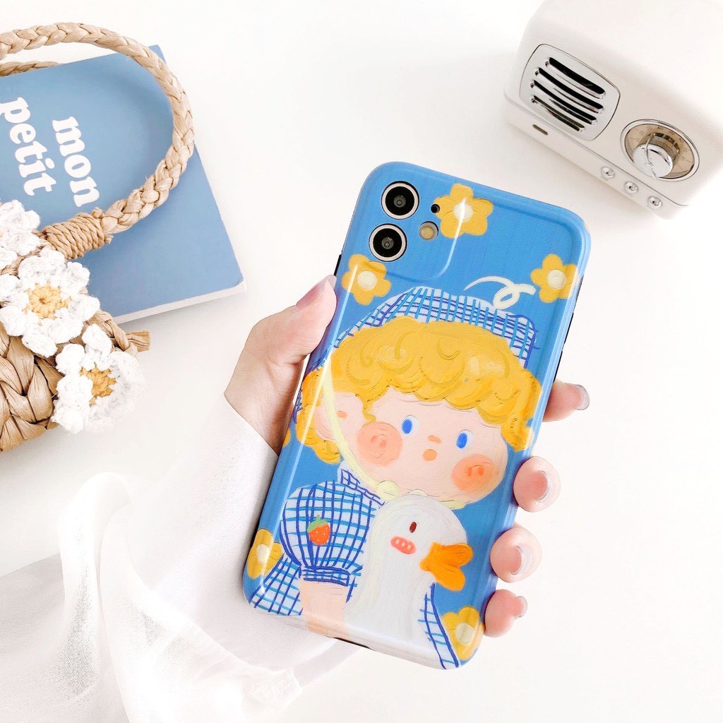 Ốp lưng iphone Ducky Baby IMD dày dặn viền nổi 6/6plus/6s/6splus/7/7plus/8/8plus/x/xr/xs/11/12/13/pro/max/plus/promax | BigBuy360 - bigbuy360.vn