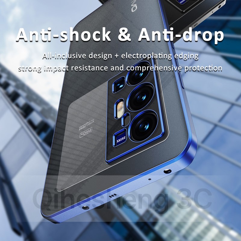 Ốp điện thoại TPU mềm nhám trong suốt cho Vivo X70 X60 X50 Pro Pro+ Plus X70Pro