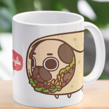 Cốc sứ Whatchu doin trong burrito này? Mug