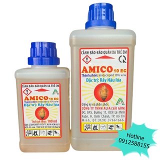 Thuốc trị rầy nâu, bọ trĩ Amico 10EC