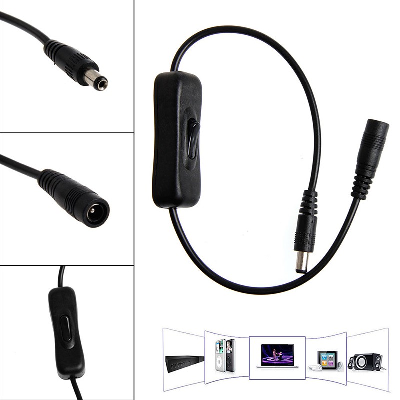 Giắc Cắm Pcfx Dc On / Off 2.1mm / 5.5mm 12v Laba