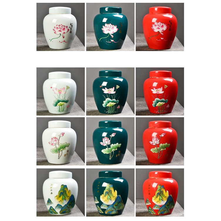 Hũ, Bình đựng trà bằng sứ dùng tích 750 ml