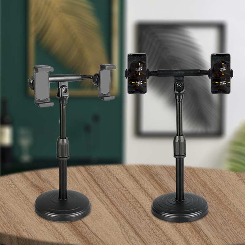 Giá Đỡ Điện Thoại Có Thể Điều Chỉnh Cho Thiết Bị Phát Sóng Trực Tiếp Android iOS