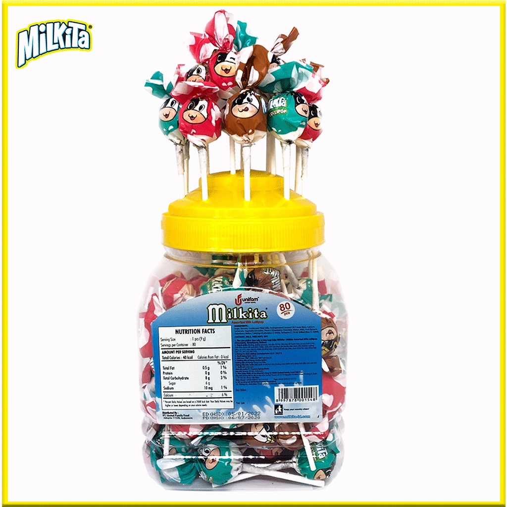 Kẹo mút milkita que
