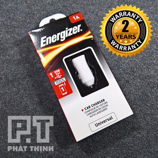 Sạc xe hơi energizer dca1acbk3 kết nối cổng usb - sản phẩm chính hãng - bảo hành chính hãng 2 năm