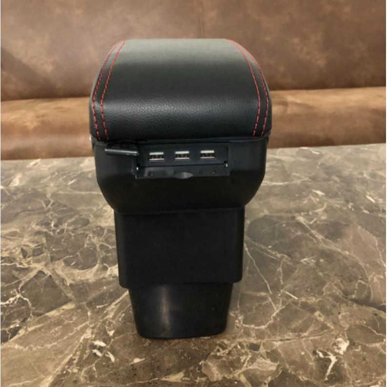 Hộp tỳ tay xe Ford Fiesta cao cấp tích hợp cổng sạc USB - Bảo hành 12 tháng | BigBuy360 - bigbuy360.vn