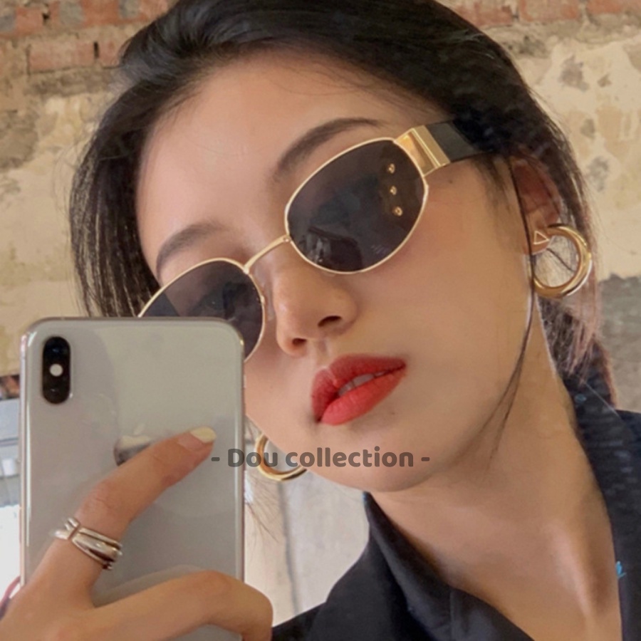 [Nowship2h] Kính Mát (Kính Râm) Cao Cấp Retro Gọng Nhựa Phong Cách Âu Mỹ - Carl Fitow - Mã MK026