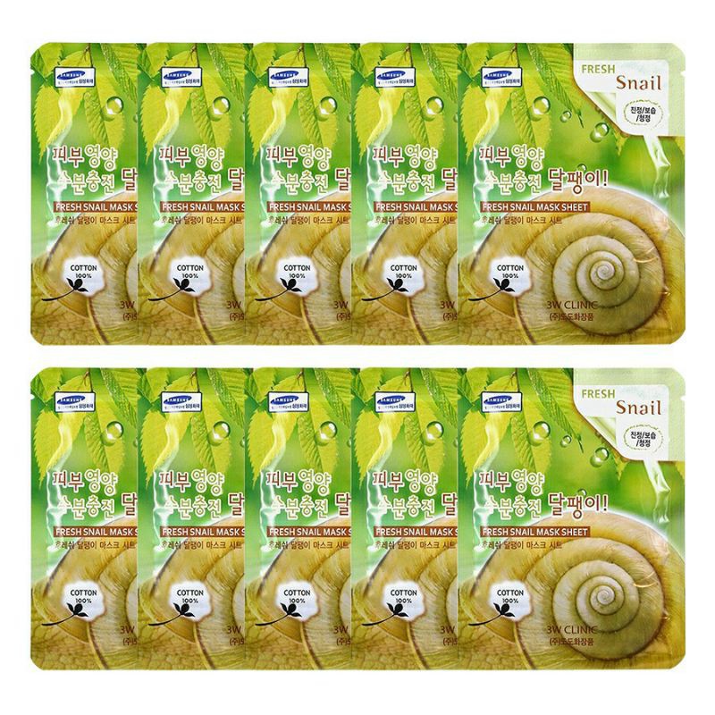 Mặt Nạ Ốc sên chính hãng Hàn Quốc 3W Clinic Snail