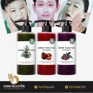 SỮA RỬA MẶT THẢI ĐỘC RAU CỦ QUẢ Super Vegitok Cleanser