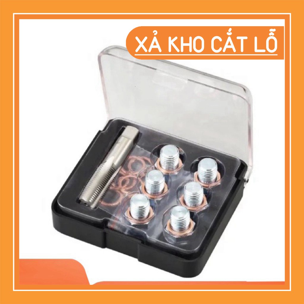 (xả kho) Bộ Taro Ren Ốc Rốn Dầu 13 x 1.5P Cho Xe Hơi