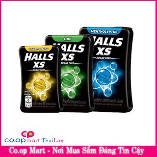 Combo Kẹo Ngậm Halls XS chanh, bạc hà, mật ong