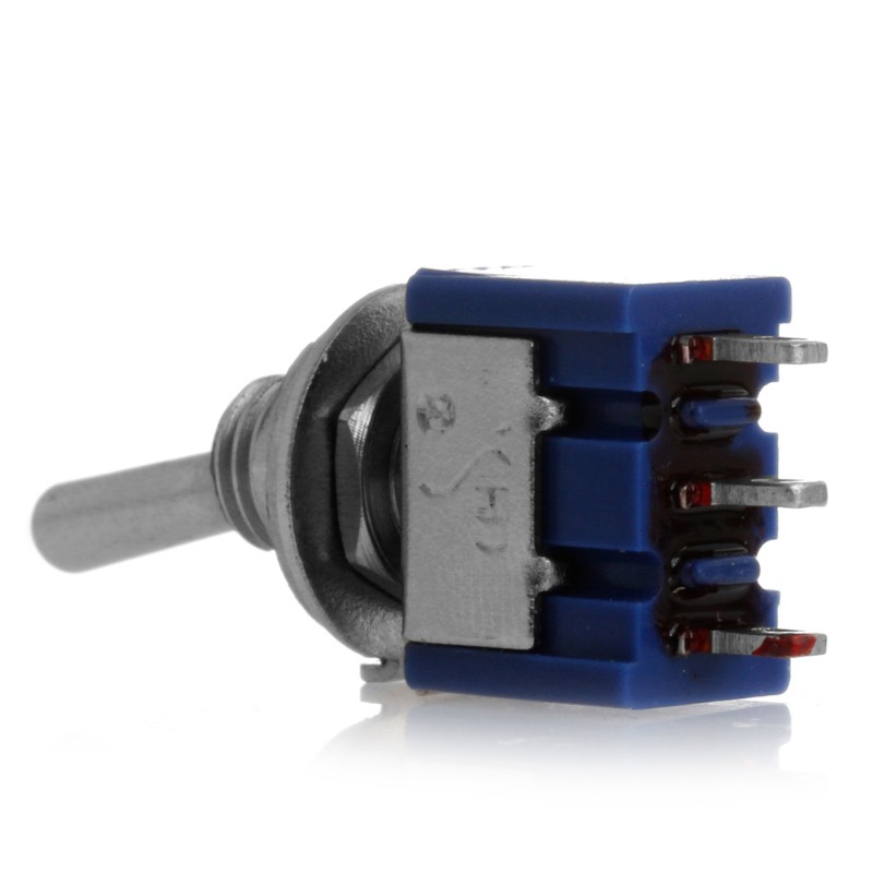 Công tắc chuyển đổi Mini MTS-102 3-Pin SPDT ON-ON 125VAC 6A