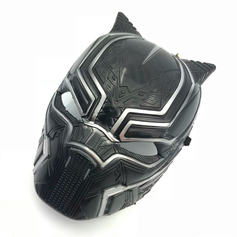 Mặt nạ hóa trang nhân vật báo đen trong phim "The Avengers-Mặt nạ Chiến binh Báo Đen-Black Panther hóa trang