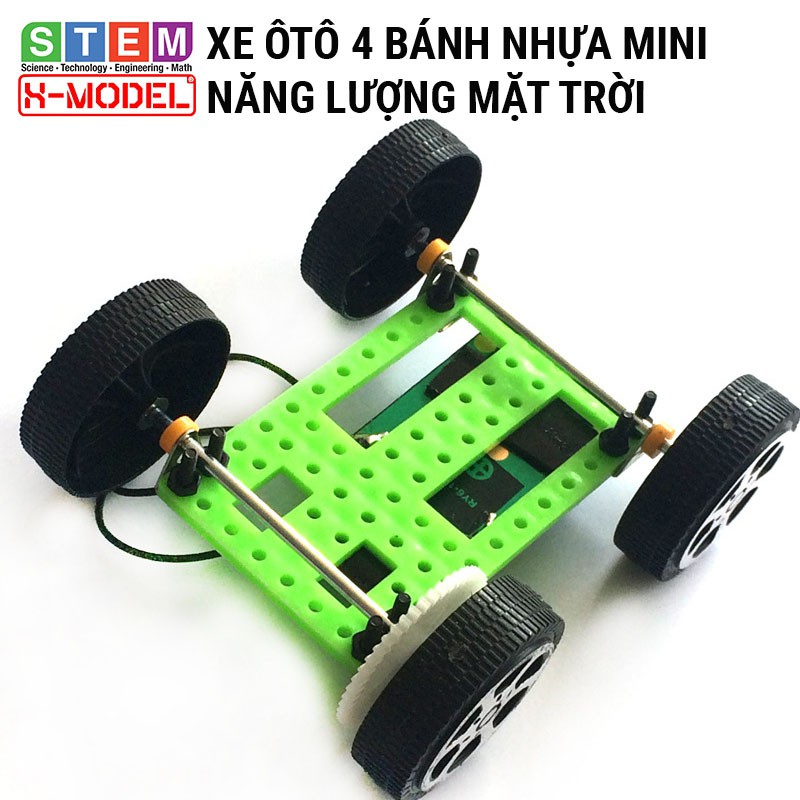 Đồ chơi sáng tạo STEM Ôtô mini bánh năng lượng mặt trời X-MODEL ST49 cho bé, Đồ chơi trẻ em DIY [Giáo dục STEM, STEAM]