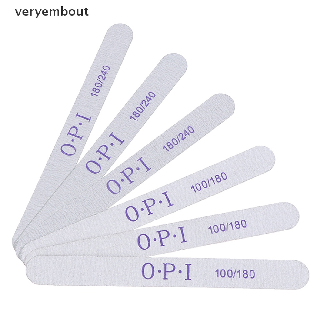 [Hàng mới về] Set 10 dụng cụ dũa móng hai mặt bằng gỗ dày tiện lợi