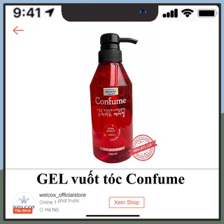 Gel đặc siêu cứng WELCOS  Confume super hard hair gel 400ml CT22
