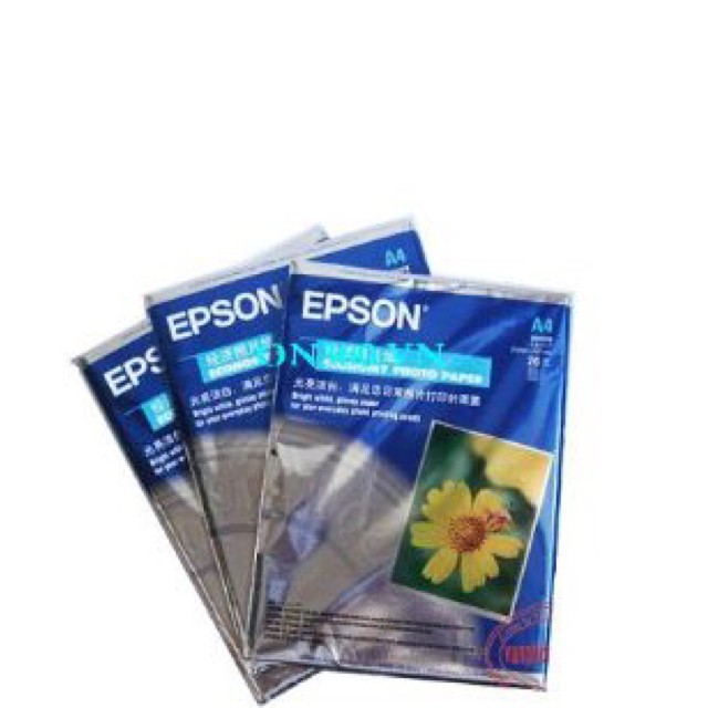 ◕‿◕ Giấy in ảnh epson A4 Định lượng 230 ( 2 mặt ) ✖FREESHIP99K✖