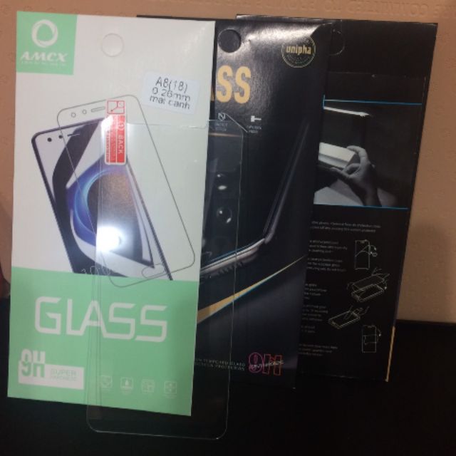 Bộ 3 kính cường lực cao cấp Samsung Galaxy A8 2018