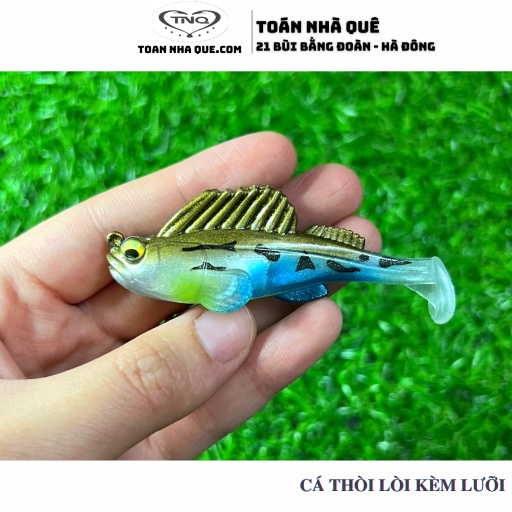 Mồi Câu Lure Giả Cá Thòi Lòi Dark Sleeper Câu Lóc Đen - TNQ LURES TOÁN NHÀ QUÊ