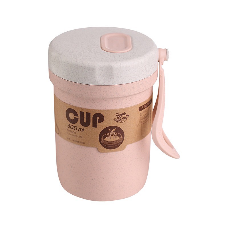 [Chọn Màu] Cốc Giữ Nhiệt 300ml Đựng Canh Súp