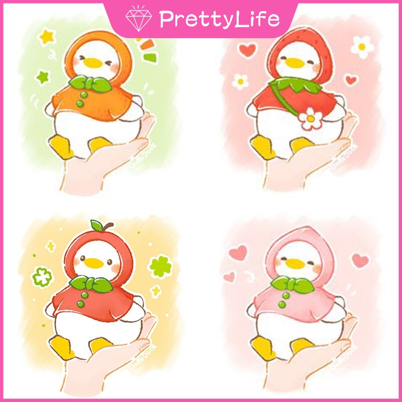 Bộ Tranh Đính Đá 5D Họa Tiết Chú Vịt Hoạt Hình Độc Đáo Kích Thước 40X50CM DIY Dùng Trang Trí