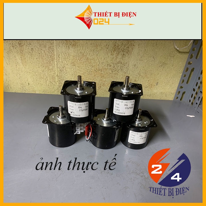 Mô tơ giảm tốc 220v-14w chế máy nướng quay tự động băng tải công nghiệp