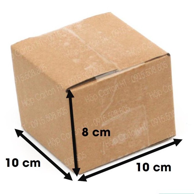 10x10x8 Combo 50 hộp carton đựng hàng 3 lớp ♥️ FREESHIP ♥️ XẢ KHO