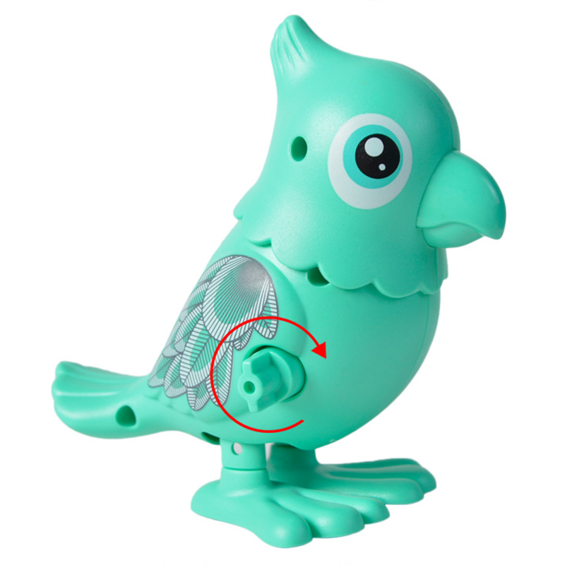 Đồ Chơi Con Vẹt Nhảy Hoạt Hình Sử Dụng Dây Cót Dễ Thương Dành Cho Trẻ