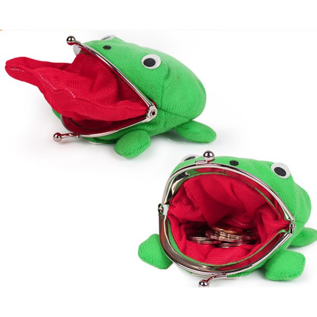 Ví đựng tiền xu hình ếch nhồi bông anime Naruto nhân vật Naruto Uzumaki dễ thương vui nhộn