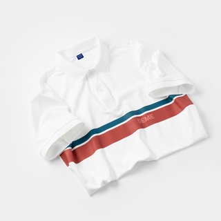 [Áo in tên theo yêu cầu] Áo Polo phối màu năng động- Cotton gai, thoáng mát, thấm hút
