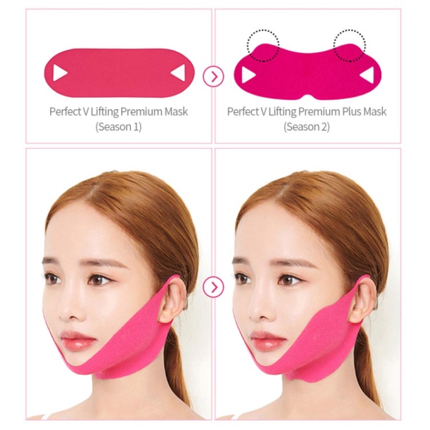 Mặt Nạ Nâng Cơ Gọn Cằm Bán Chạy Số Một Hàn Quốc Avajar V-line Perfect V Lifting Premium Mask 5 miếng