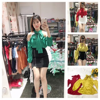 HÌNH THẬT 100% ÁO LỤA KIỂU CAO CẤP ĐỦ SIZE