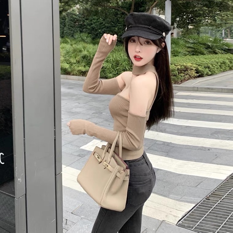 Áo ống lọ tay dài xinh