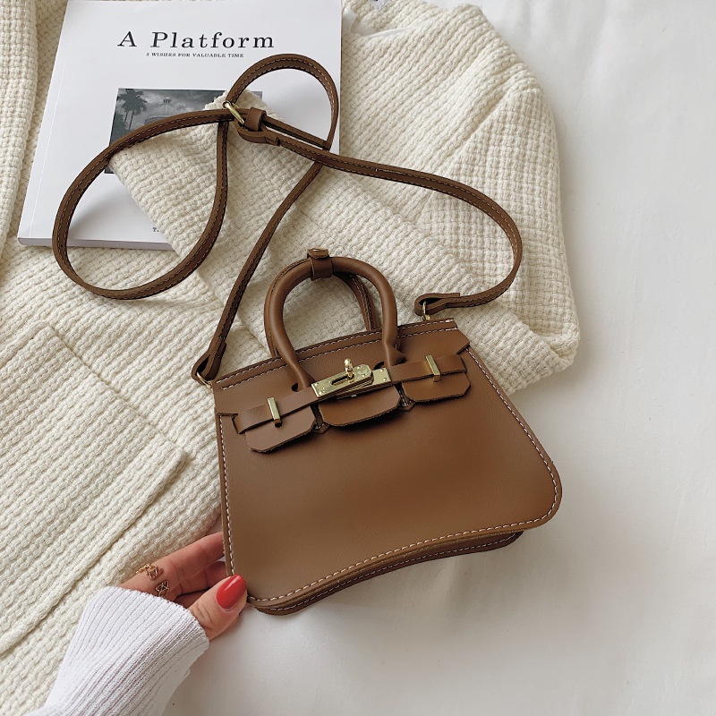 Túi xách đeo chéo hình vuông nhỏ gọn phong cách retro thời trang mới năm 2021