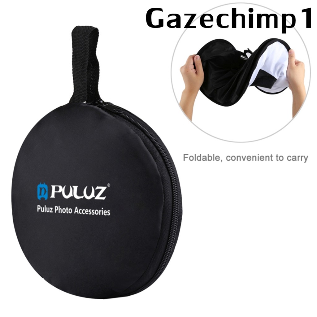 [GAZECHIMP1] 18\" / 45cm Macro Ring Round Style Softbox for Speedlight Flash Light Shoot with Carry Bag