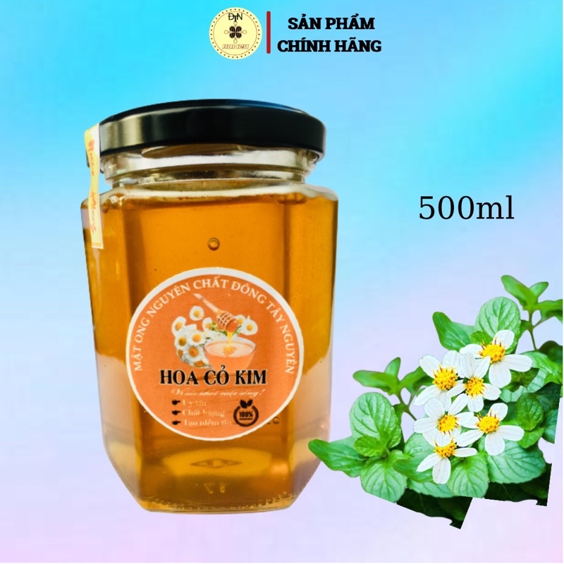Mật ong nguyên chất mật ong hoa cỏ kim rừng Đông Tây Nguyên mật ong nguyên chất vị ngọt thanh mát làm đẹp da giảm cân