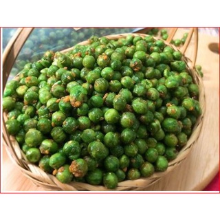 Lon 450g đậu hà lan tỏi ớt,ăn vặt thơm ngon giòn bùi