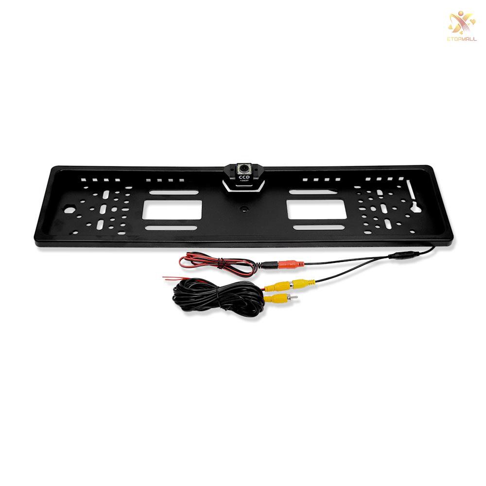 Khung đỡ biển số xe kèm camera tầm nhìn sau CCD HD có bóng đèn 12 led cho ô tô | BigBuy360 - bigbuy360.vn