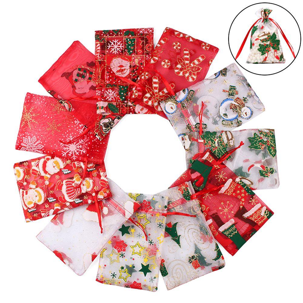 SUENIN Bộ 10 Túi Đựng Kẹo Trong Suốt
