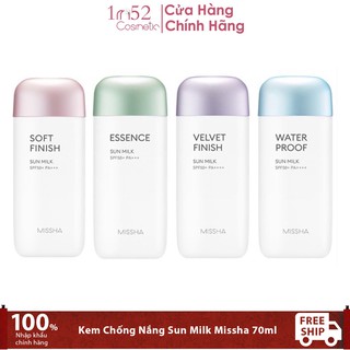 Kem Chống Nắng Missha Sun Milk 70ml