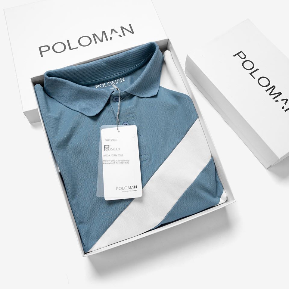 Áo POLO nam phối chéo MASTA vải cá sấu Cotton xuất xịn , chuẩn from - POLOMAN | BigBuy360 - bigbuy360.vn