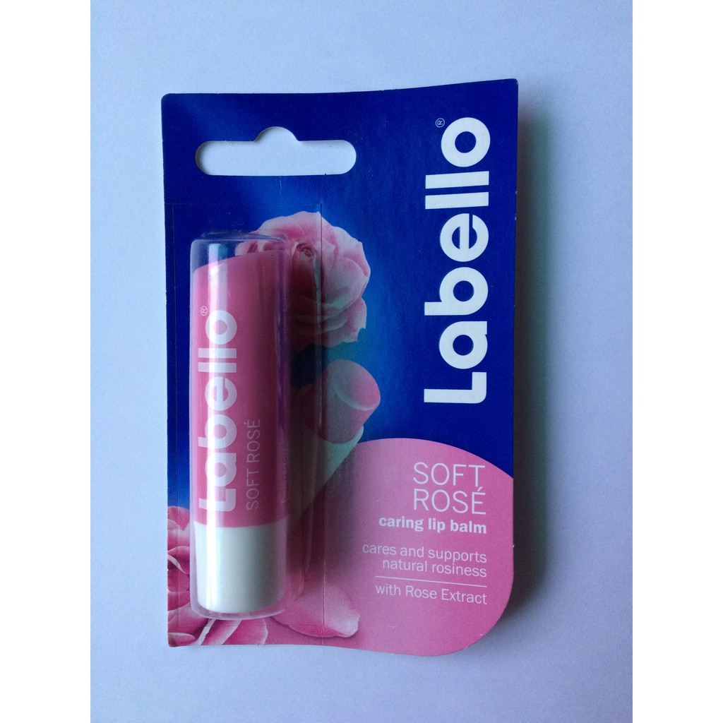 Son dưỡng môi Labello Soft Rose Hương Hoa Hồng 4,8g/5,5ml Sun&Tee shop