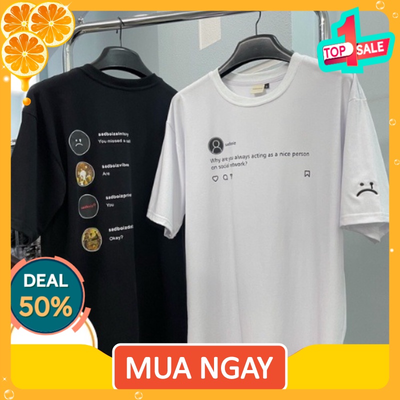 Áo phông nam nữ form rộng Yinxx, Áo thun tay lỡ unisex A50