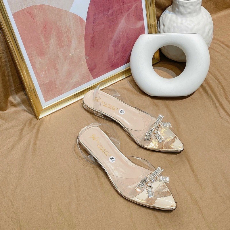 GIÀY BÚP BÊ BÍT TRONG ĐÍNH NƠ SIÊU SANG