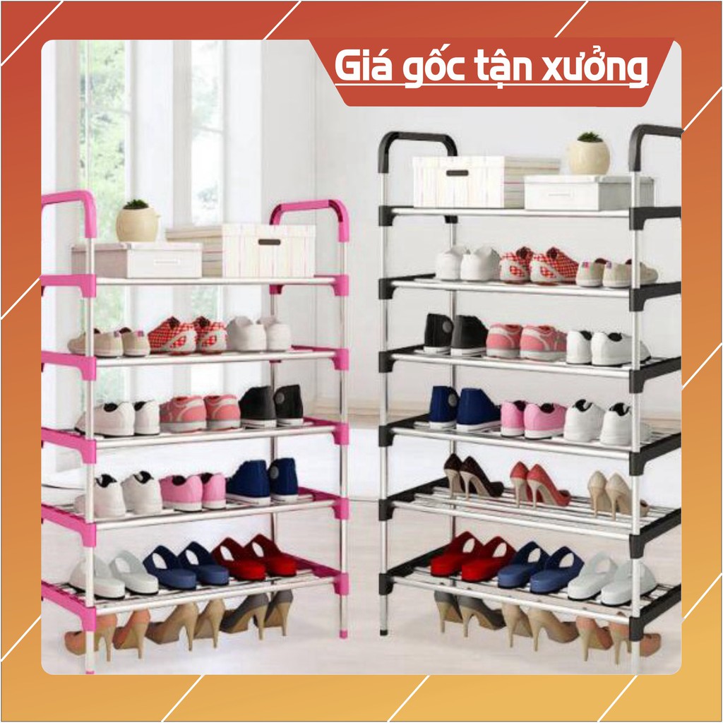 [ sale mùa hè] Giá kệ để giày dép inox 5 tầng 6 tầng phong cách Hàn Quốc cao cấp .
