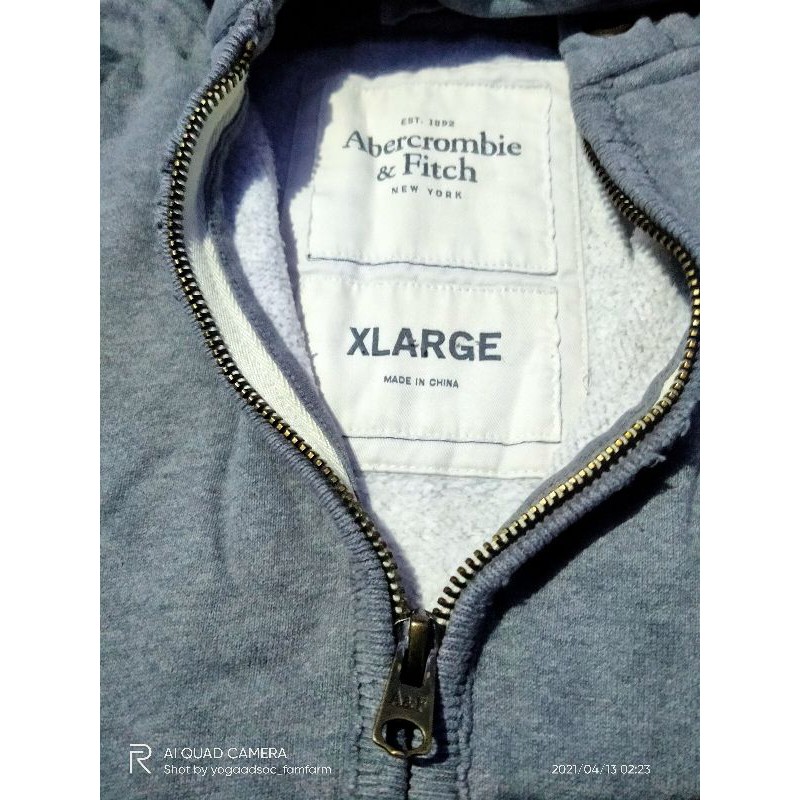 Áo khoác Hoodie oversize có khóa kéo