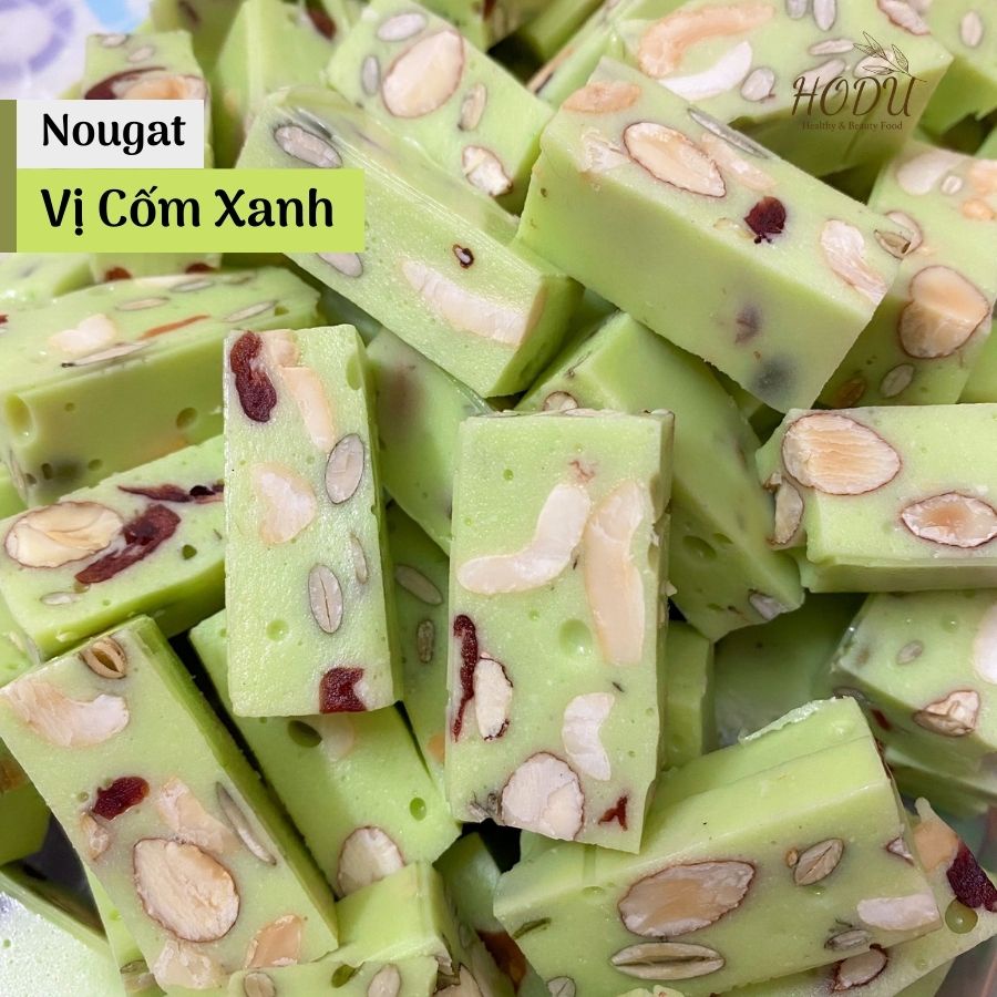 Kẹo hạt Nougat, kẹo nougat hạnh phúc ăn kiêng ăn vặt thơm ngon healthy 500gram | HODU - Thế giới đồ ăn healthy